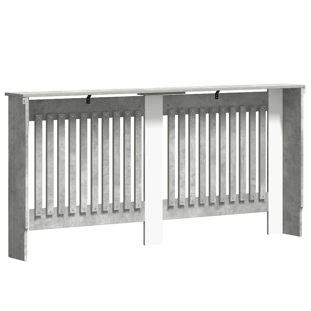vidaXL Pokrywa Grzejnika Betonowy szary 172 x 19 x 81,5 cm