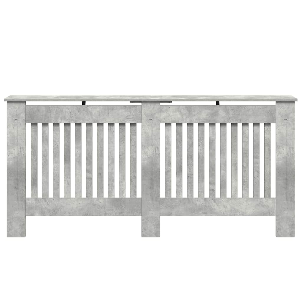 vidaXL Pokrywa Grzejnika Betonowy szary 172 x 19 x 81,5 cm