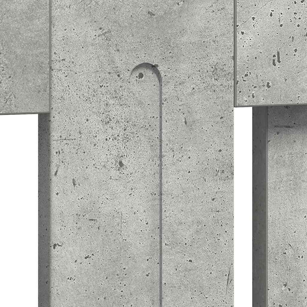 vidaXL Pokrywa Grzejnika Betonowy szary 152 x 19 x 81,5 cm