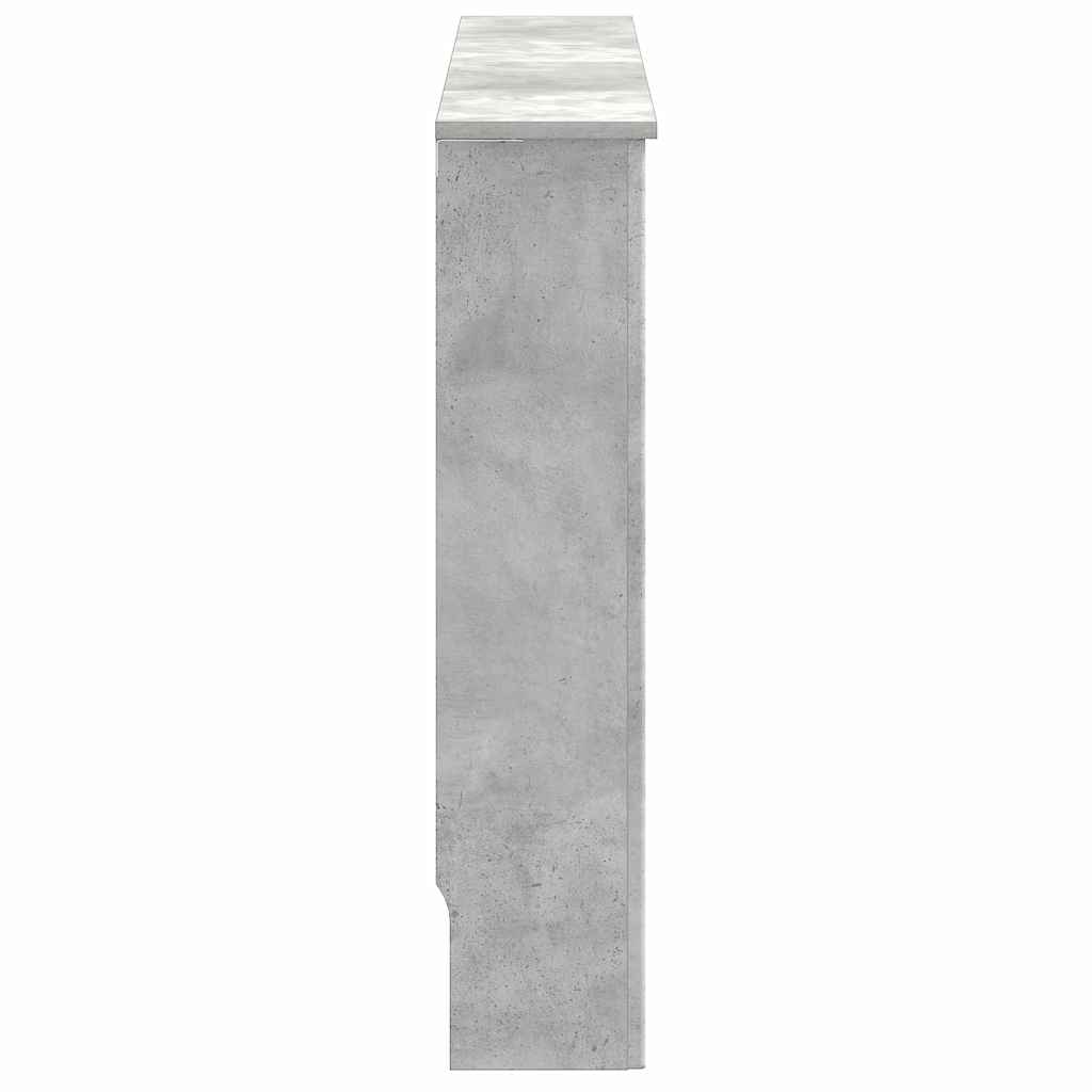 vidaXL Pokrywa Grzejnika Betonowy szary 152 x 19 x 81,5 cm