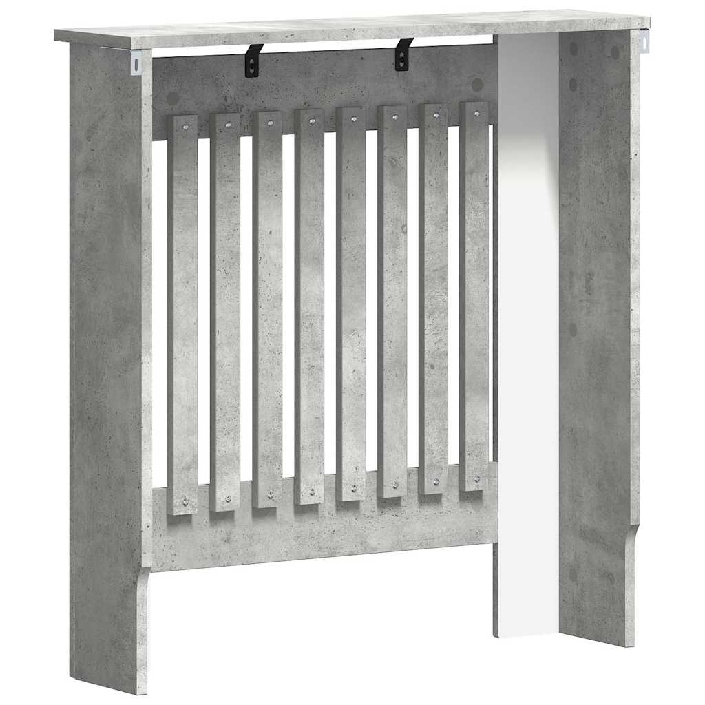 vidaXL Pokrywa Grzejnika Betonowy szary 78 x 19 x 81,5 cm