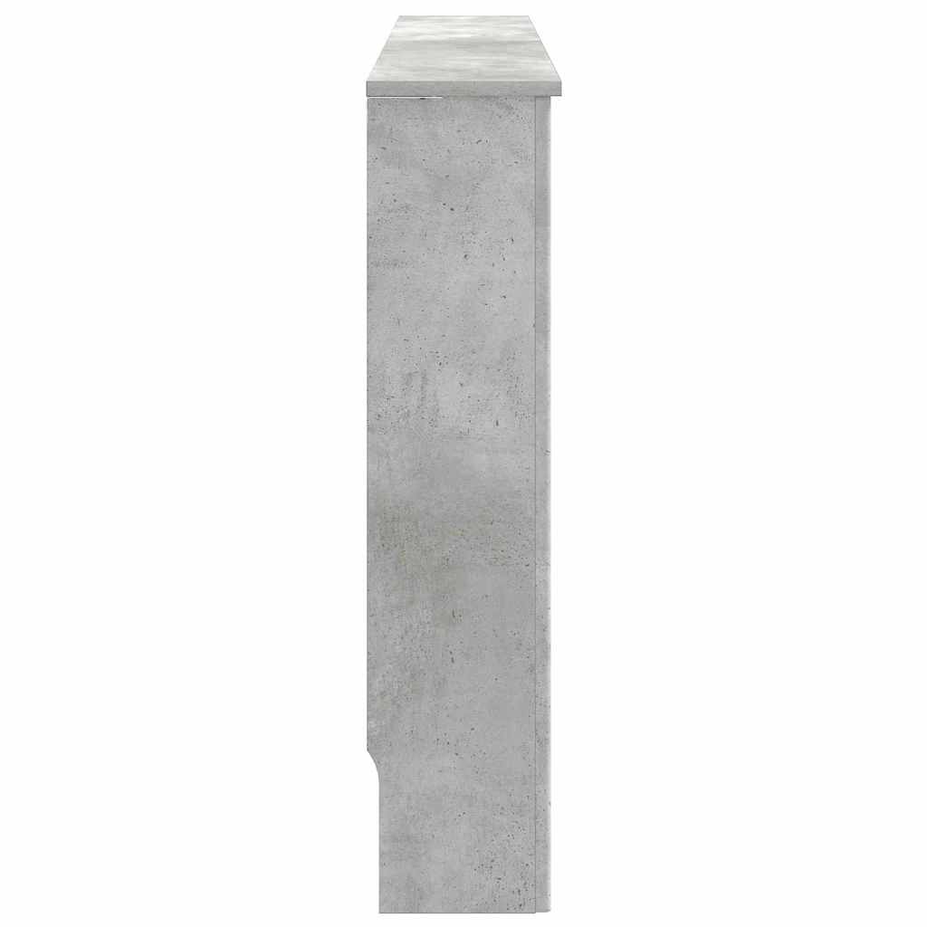 vidaXL Pokrywa Grzejnika Betonowy szary 112 x 19 x 81,5 cm