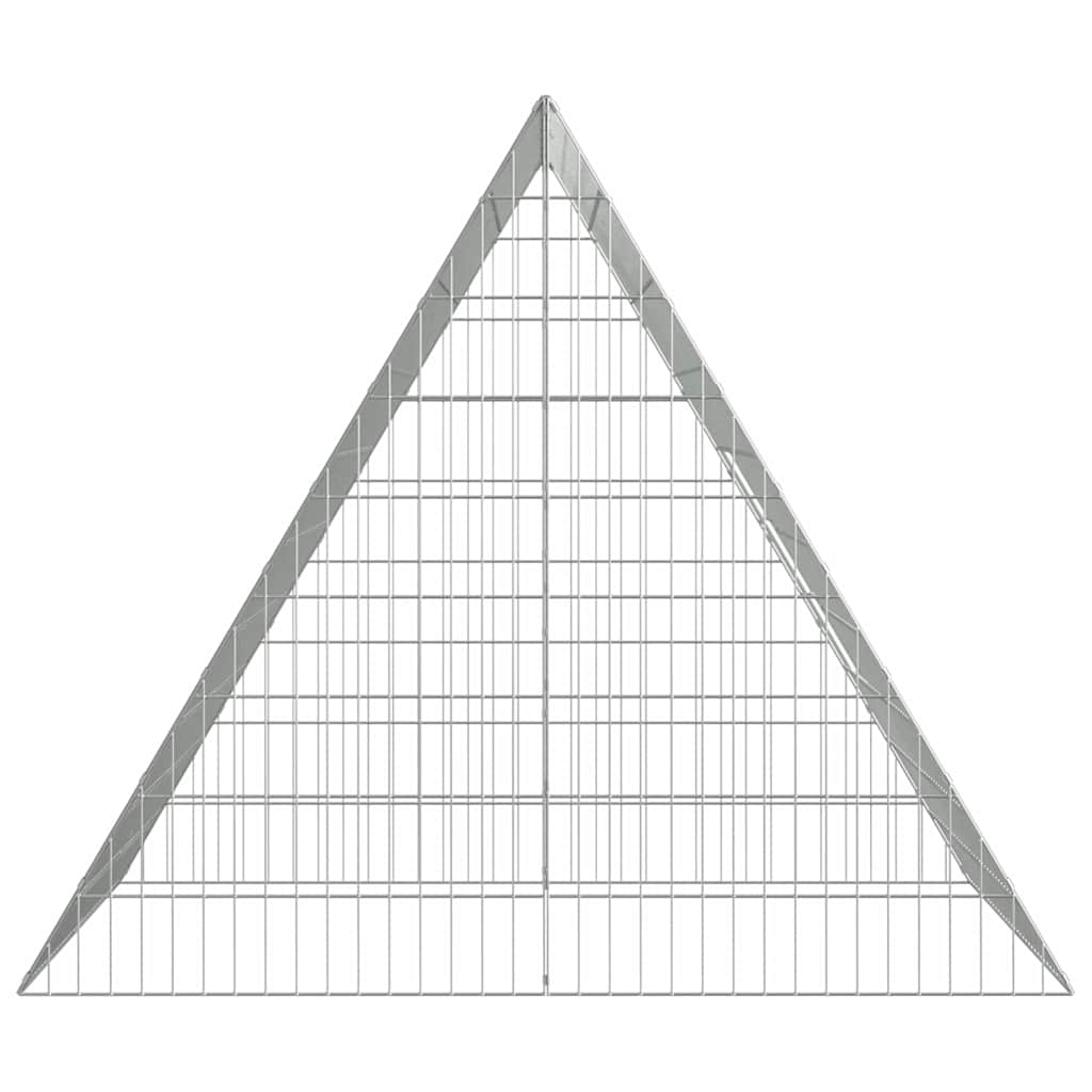 vidaXL Klatka dla królika Srebrny 110 x 100 x 85 cm Stal Galwanizowana