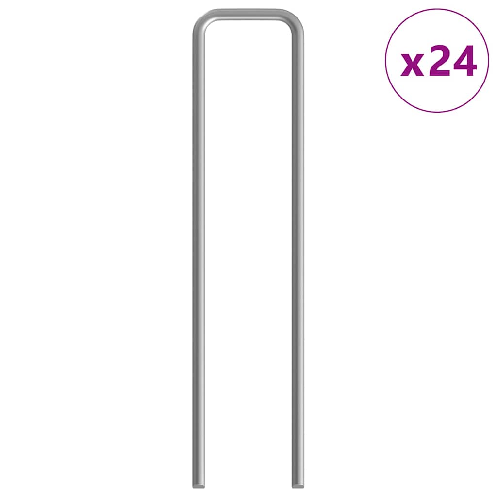vidaXL Klatka dla królika Srebrny 600 x 78 x 78 cm Stal Galwanizowana
