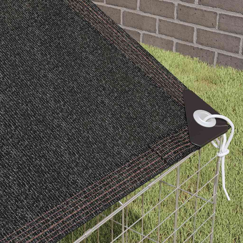 vidaXL Klatka dla królika Srebrny 200 x 78 x 78 cm Stal Galwanizowana