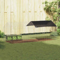 vidaXL Klatka dla królika Srebrny 200 x 78 x 78 cm Stal Galwanizowana