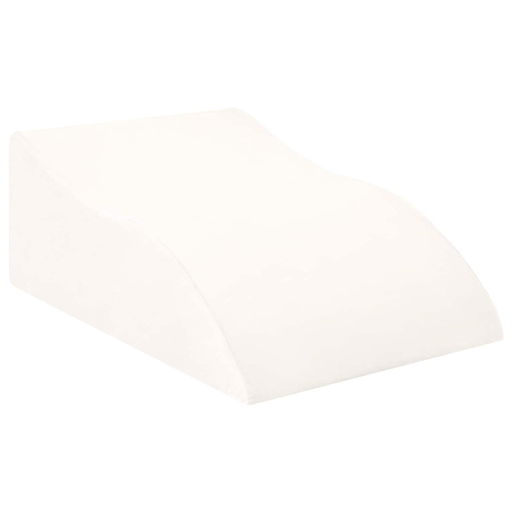 vidaXL Poduszka na nogi Biały 68 x 41 x 24 cm Pianka PU