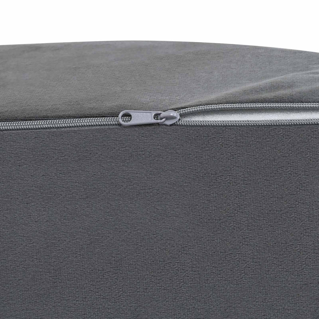 vidaXL Poduszka na nogi 68 x 41 x 24 cm Pianka PU Szary
