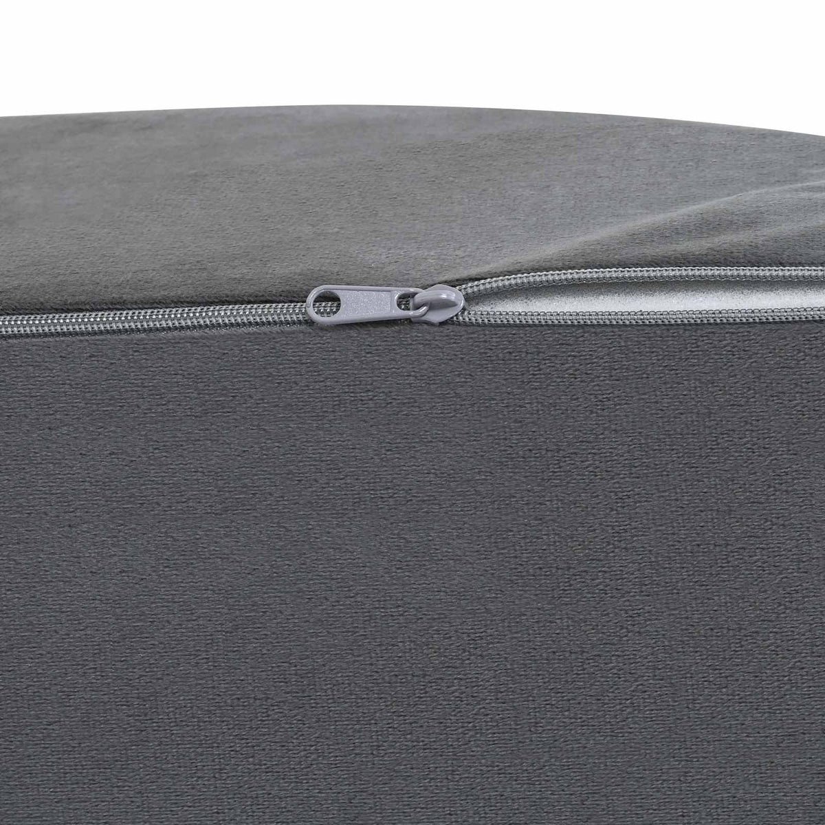 vidaXL Poduszka na nogi 68 x 41 x 24 cm Pianka PU Szary