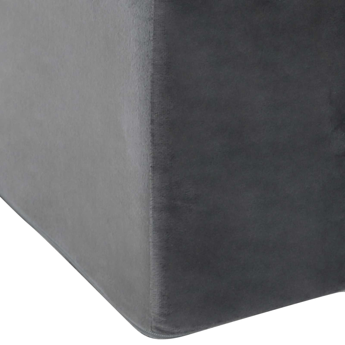 vidaXL Poduszka na nogi 68 x 41 x 24 cm Pianka PU Szary