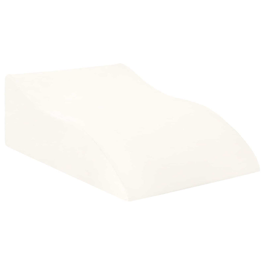 vidaXL Poduszka na nogi Biały 68 x 40 x 21,5 cm Pianka PU