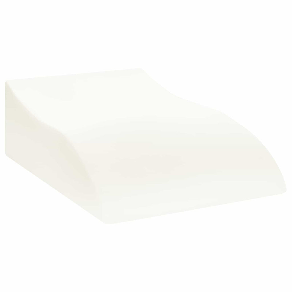 vidaXL Poduszka na nogi Szary 68 x 41 x 21 cm Pianka PU