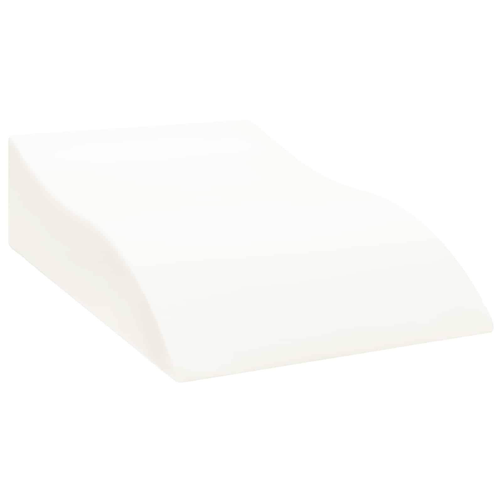 vidaXL Poduszka na nogi Biały 68 x 40 x 18 cm Pianka PU