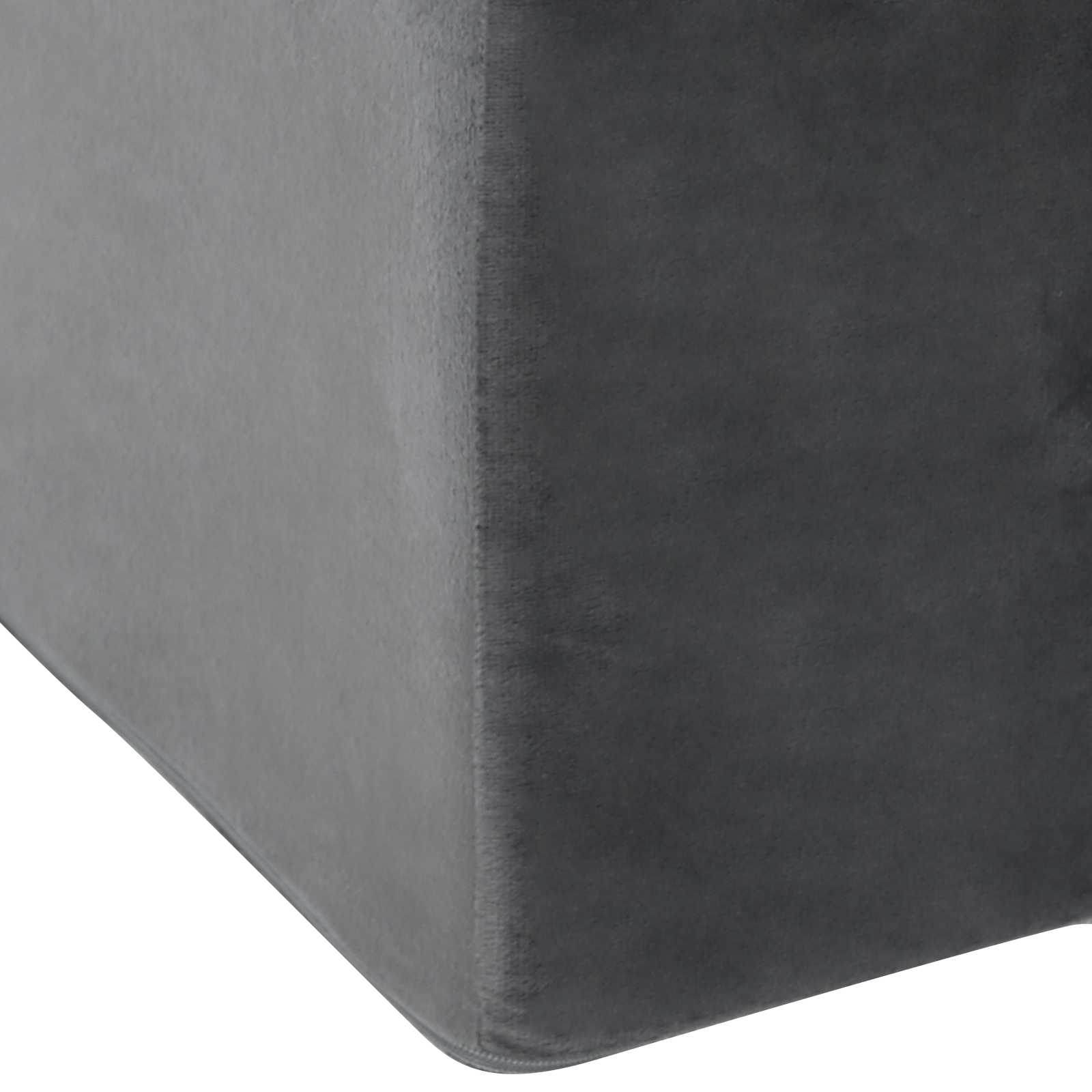 vidaXL Poduszka na nogi Szary 68 x 40 x 18 cm Pianka PU