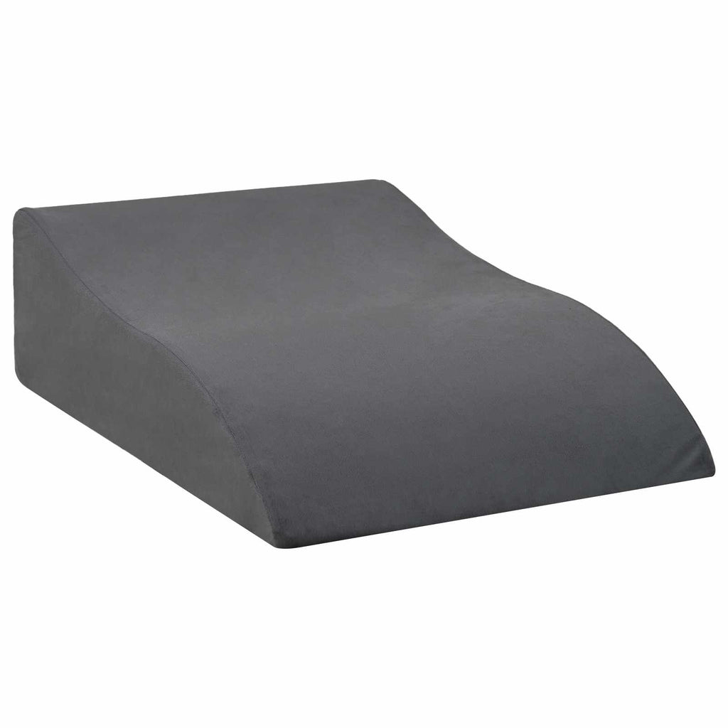 vidaXL Poduszka na nogi Szary 68 x 40 x 18 cm Pianka PU