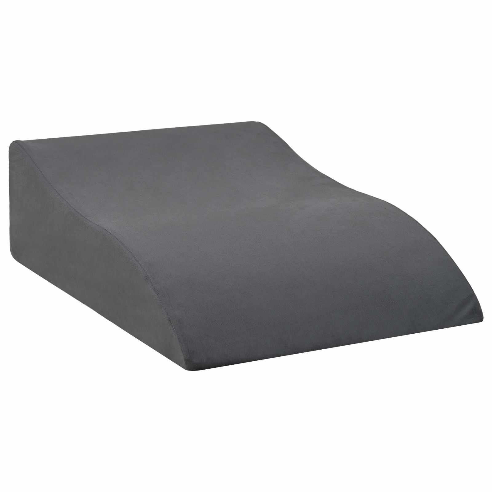 vidaXL Poduszka na nogi Szary 68 x 40 x 18 cm Pianka PU