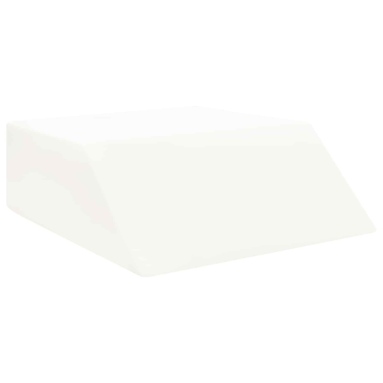 vidaXL Poduszka na nogi Gładki Szary 63 x 52 x 19 cm Pianka PU