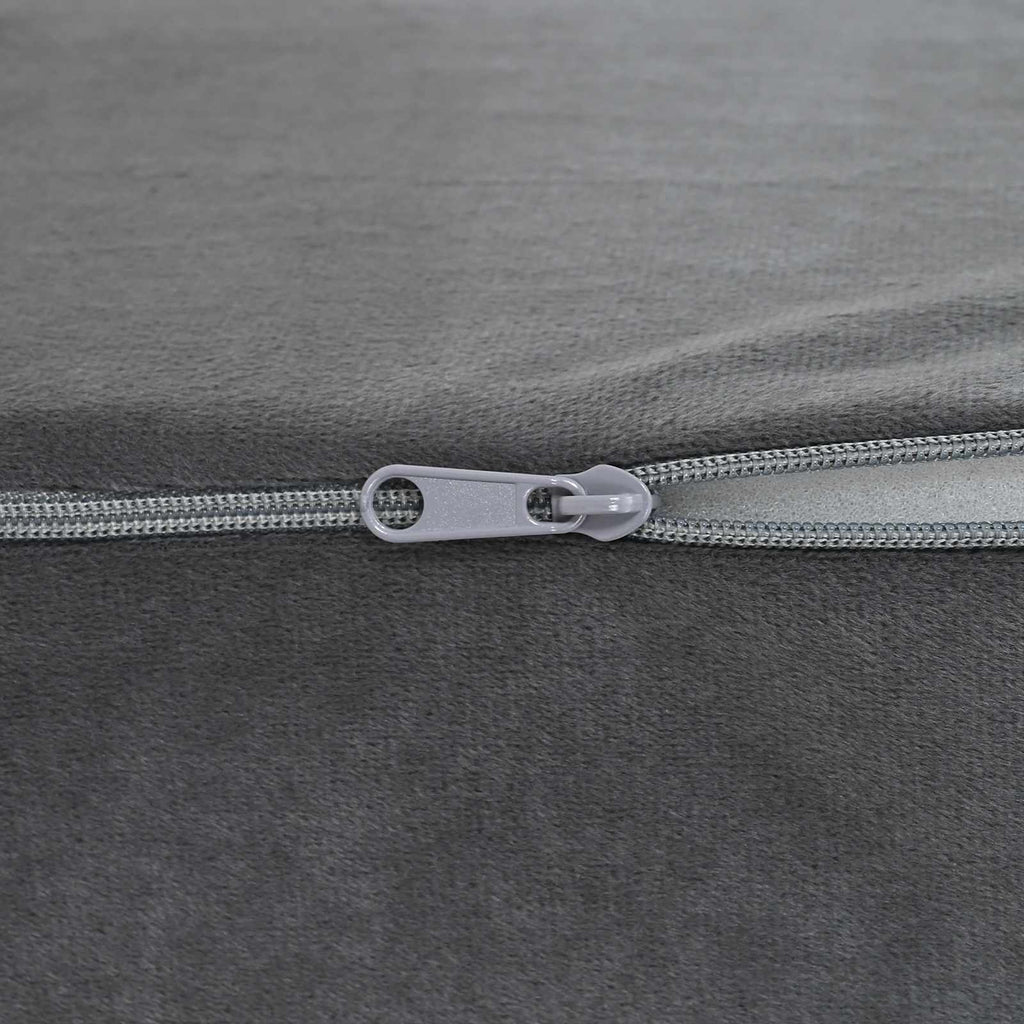 vidaXL Poduszka na nogi 68 x 25 x 21,5 cm Twardy Pianka PU Szary