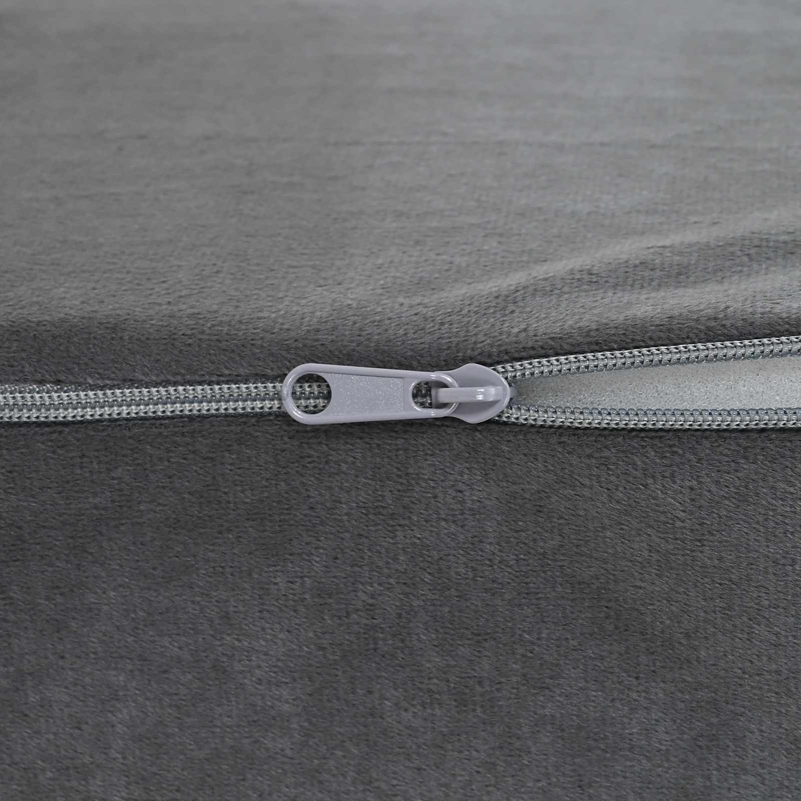 vidaXL Poduszka na nogi 68 x 25 x 21,5 cm Twardy Pianka PU Szary