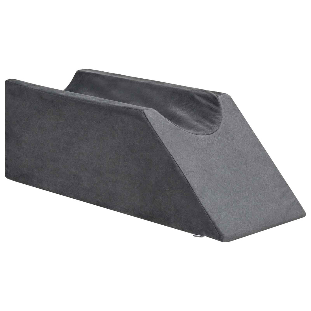 vidaXL Poduszka na nogi 68 x 25 x 21,5 cm Twardy Pianka PU Szary