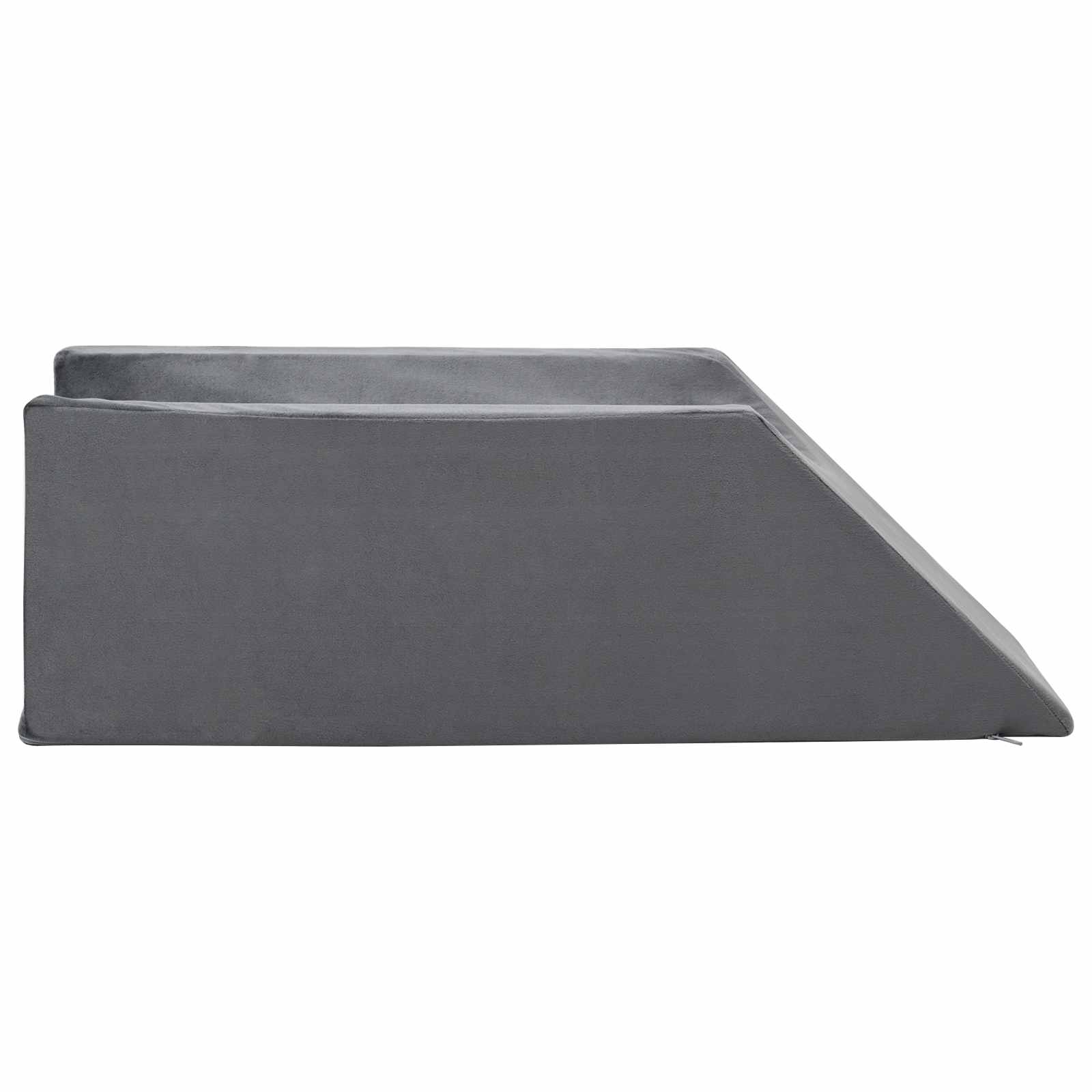 vidaXL Poduszka na nogi 68 x 25 x 21,5 cm Twardy Pianka PU Szary