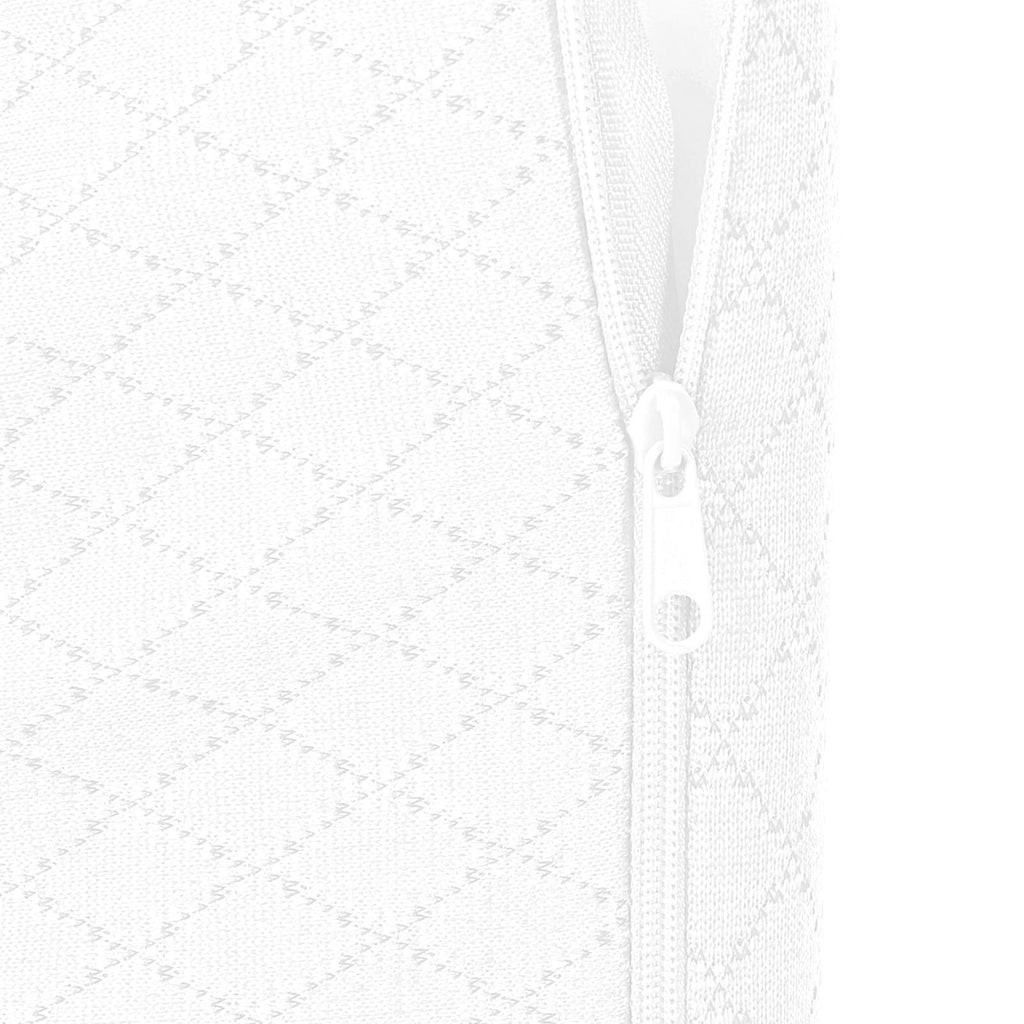 vidaXL Poduszka na nogi Gładki Biały 60 x 50 x 30 cm Pianka z pamięcią