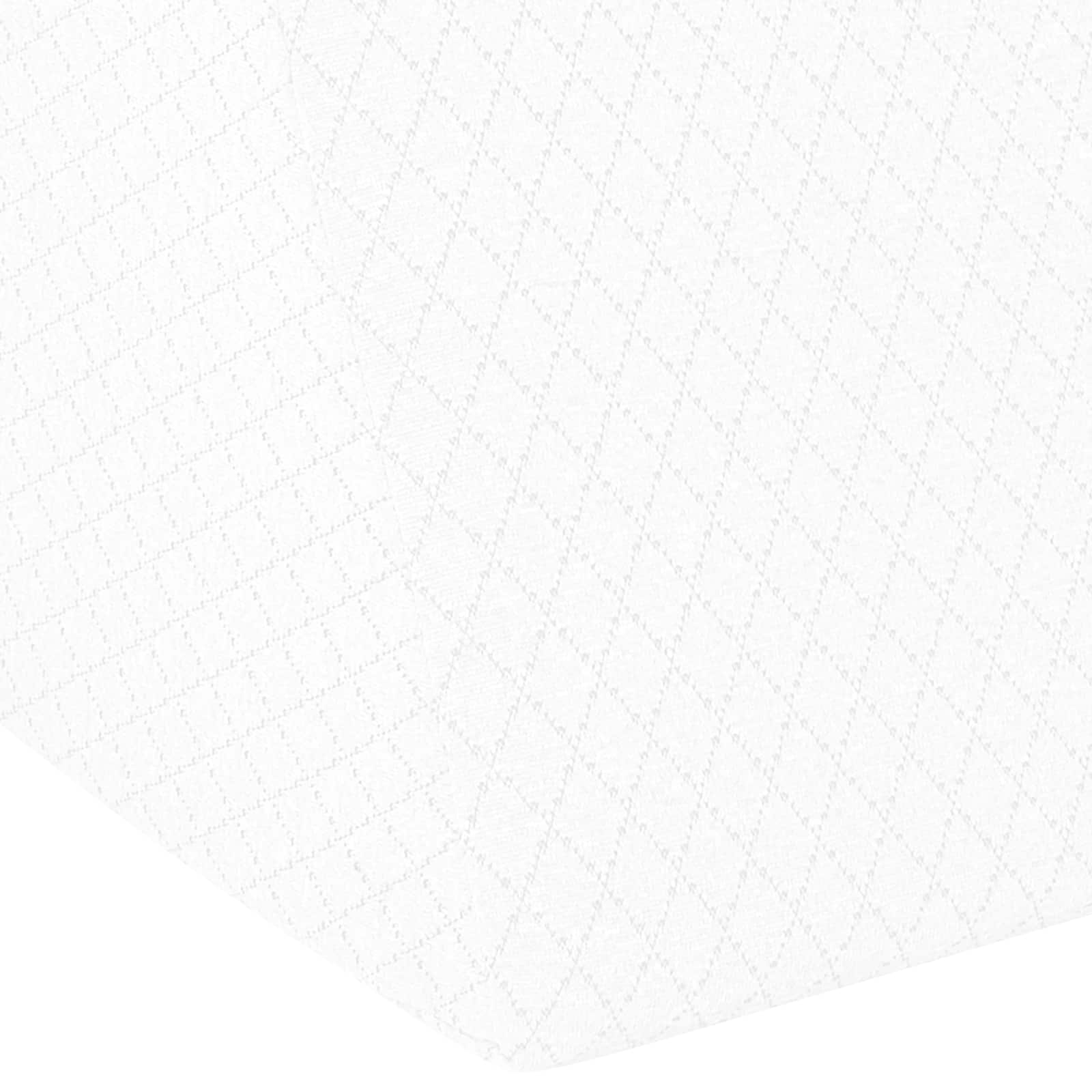 vidaXL Poduszka na nogi Gładki Biały 60 x 50 x 30 cm Pianka z pamięcią