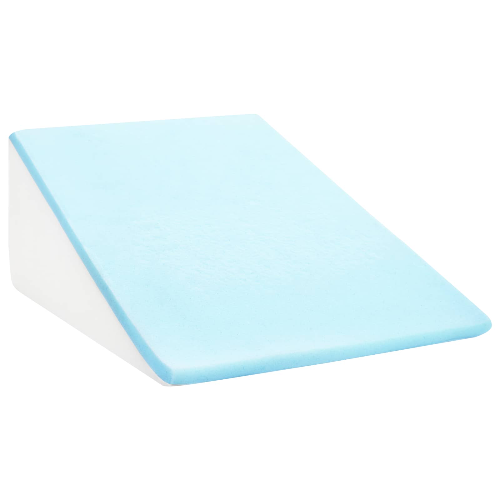 vidaXL Poduszka na nogi Gładki Biały 60 x 50 x 30 cm Pianka z pamięcią