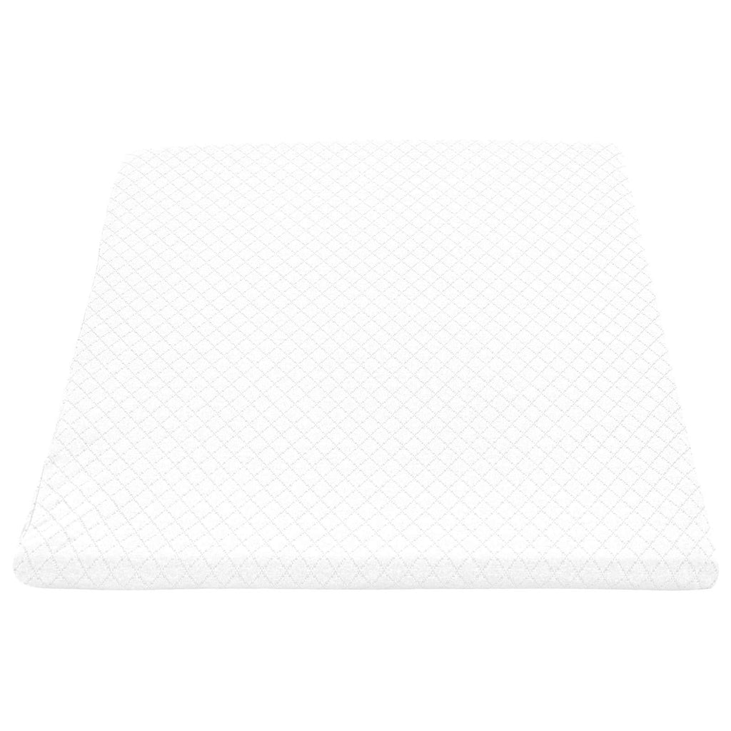 vidaXL Poduszka na nogi Gładki Biały 60 x 50 x 30 cm Pianka z pamięcią