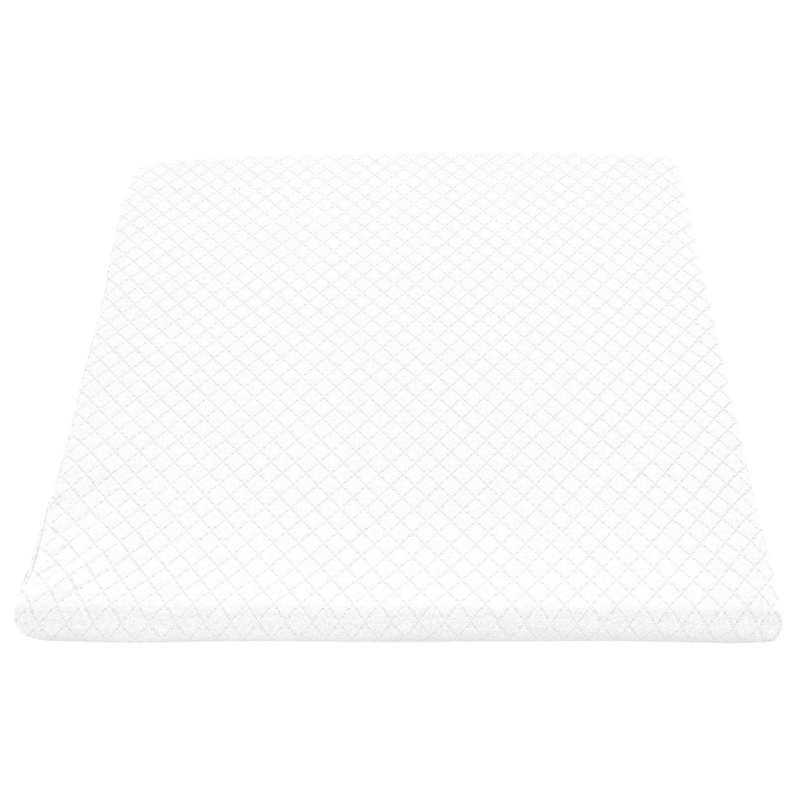 vidaXL Poduszka na nogi Gładki Biały 60 x 50 x 30 cm Pianka z pamięcią