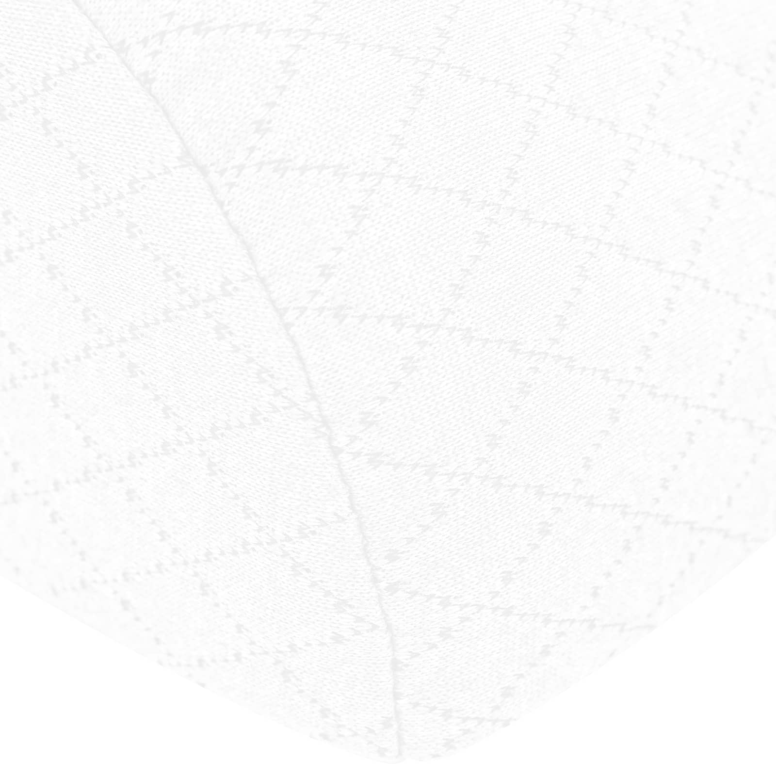 vidaXL Poduszka na nogi Gładki Biały 52 x 20 x 12 cm Pianka z pamięcią