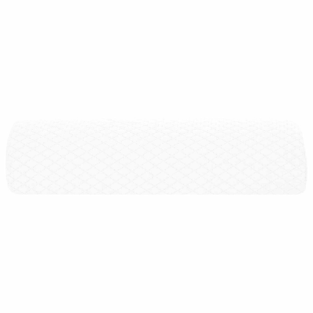 vidaXL Poduszka na nogi Gładki Biały 52 x 20 x 12 cm Pianka z pamięcią