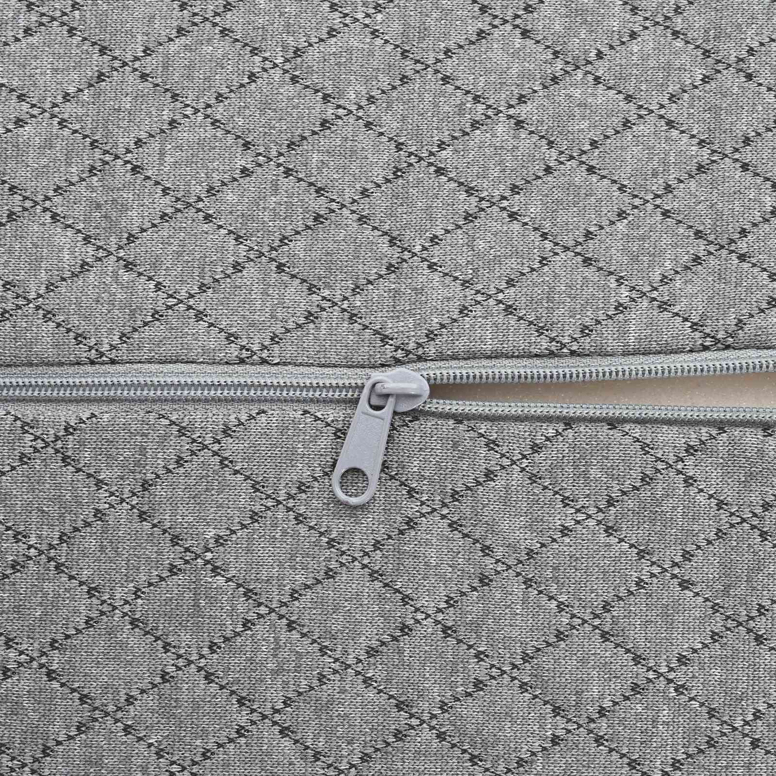 vidaXL Poduszka na nogi Szary 52 x 20 x 11 cm Pianka z pamięcią