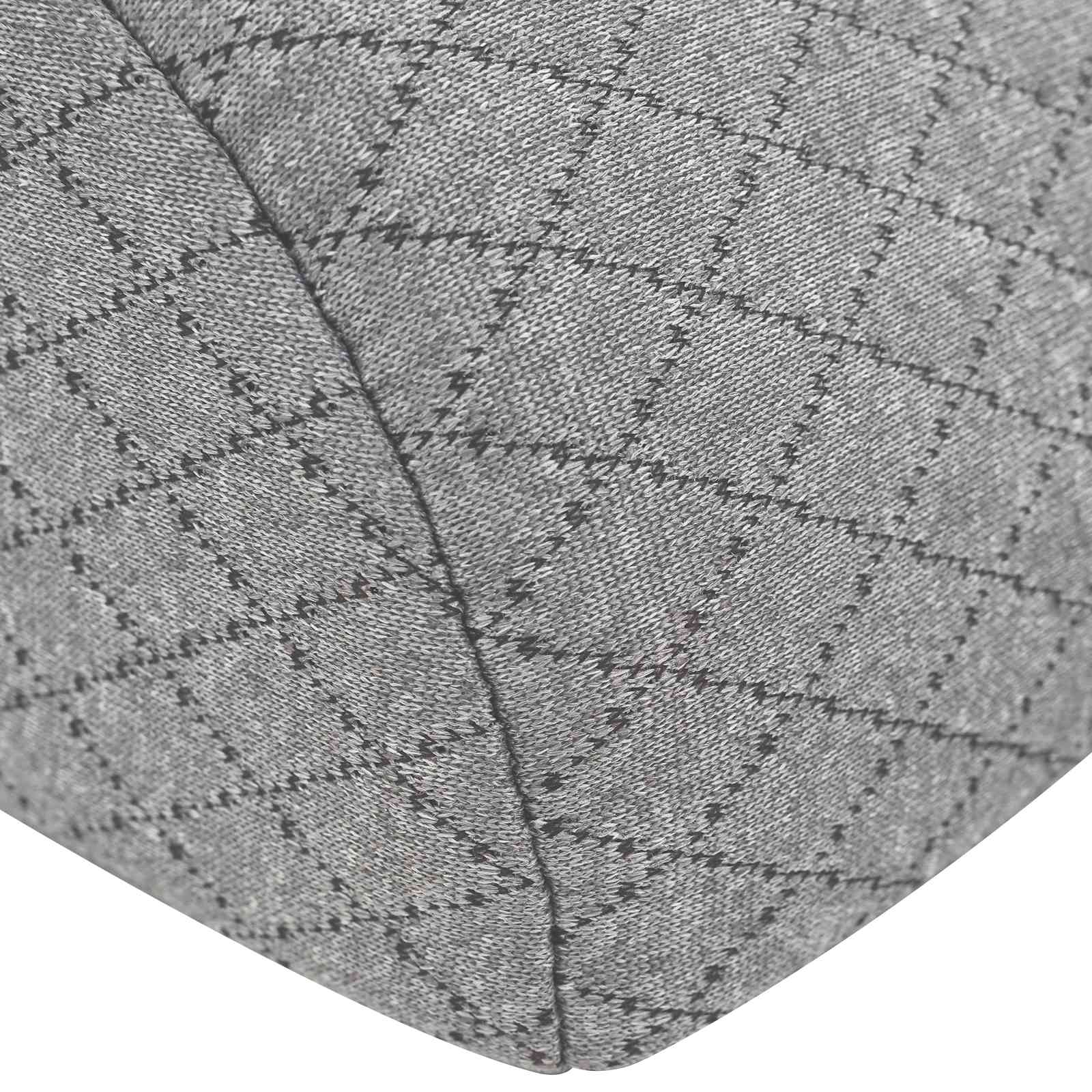 vidaXL Poduszka na nogi Szary 52 x 20 x 11 cm Pianka z pamięcią