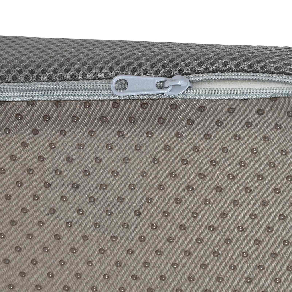 vidaXL Poduszka na siedzisko Szary 39 x 38 x 8,5 cm Pianka PU