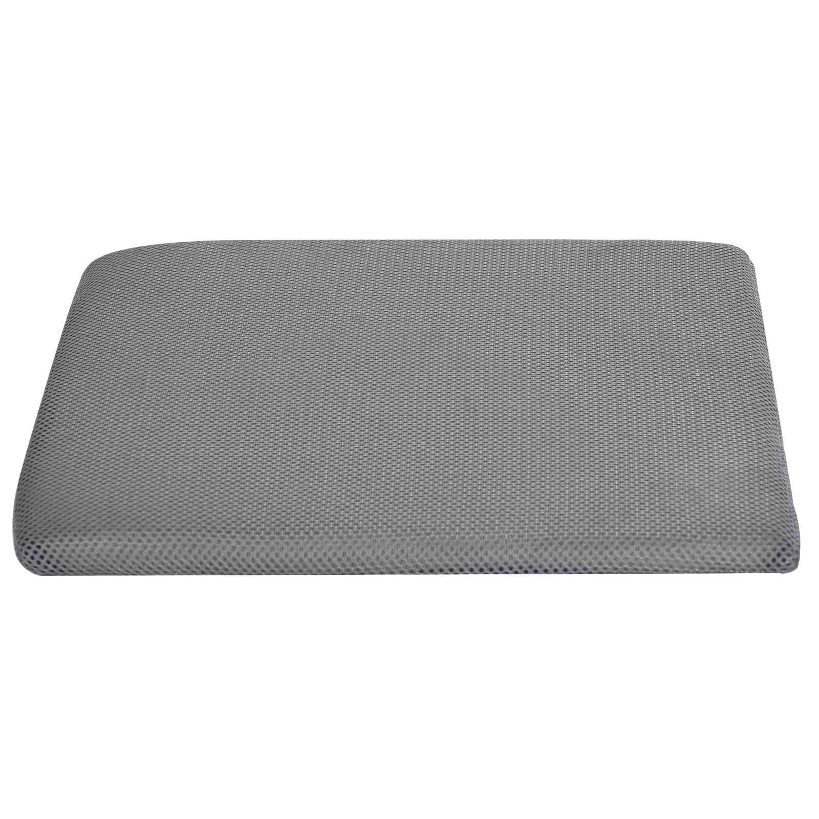 vidaXL Poduszka na siedzisko Szary 39 x 38 x 8,5 cm Pianka PU