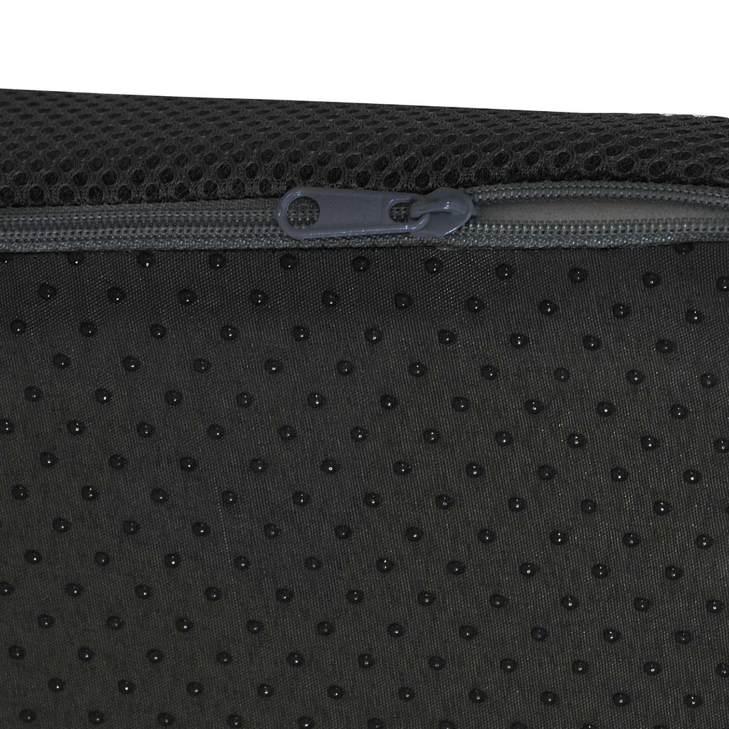 vidaXL Poduszka na siedzisko Czarny 39 x 38 x 8,5 cm Pianka PU
