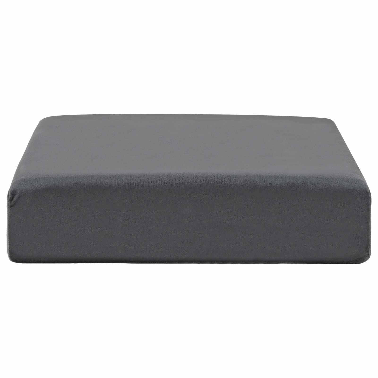 vidaXL Poduszka na siedzisko 40 x 40 x 10 cm Pianka PU Szary