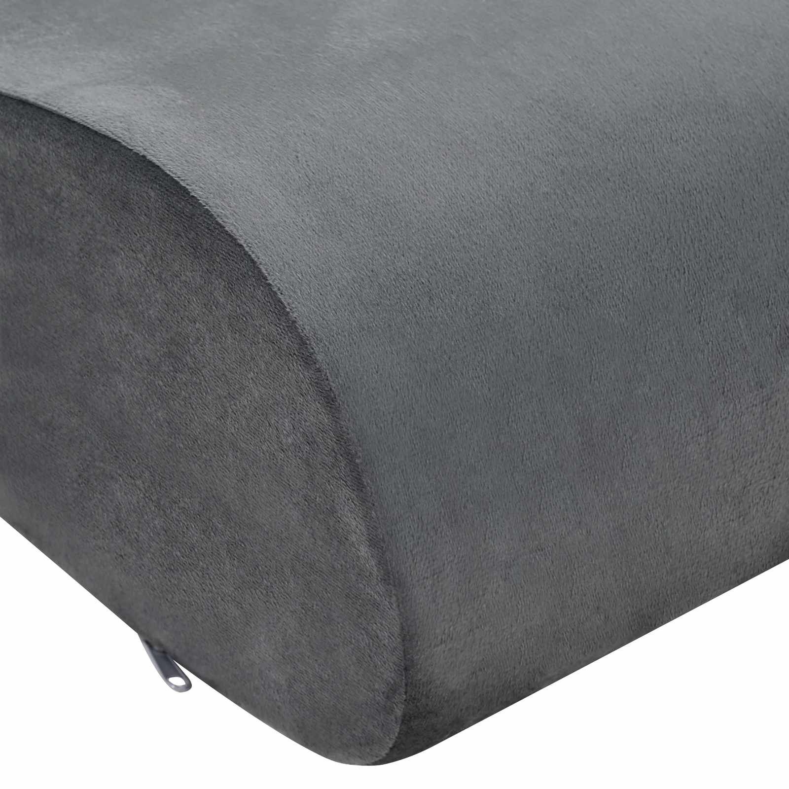 vidaXL Poduszka na siedzisko Gładki Szary 40 x 40 x 13 cm Pianka PU