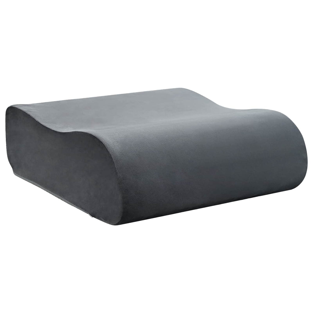 vidaXL Poduszka na siedzisko Gładki Szary 40 x 40 x 13 cm Pianka PU