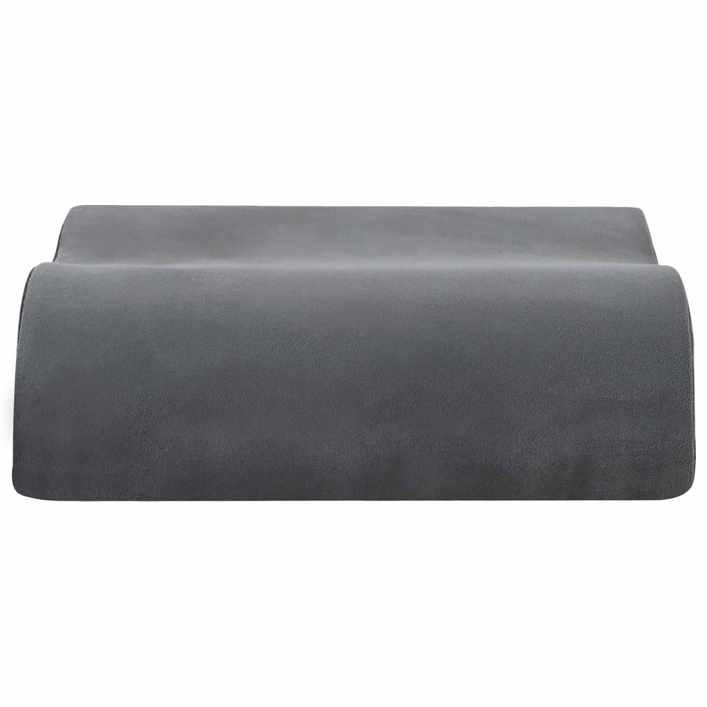 vidaXL Poduszka na siedzisko Gładki Szary 40 x 40 x 13 cm Pianka PU