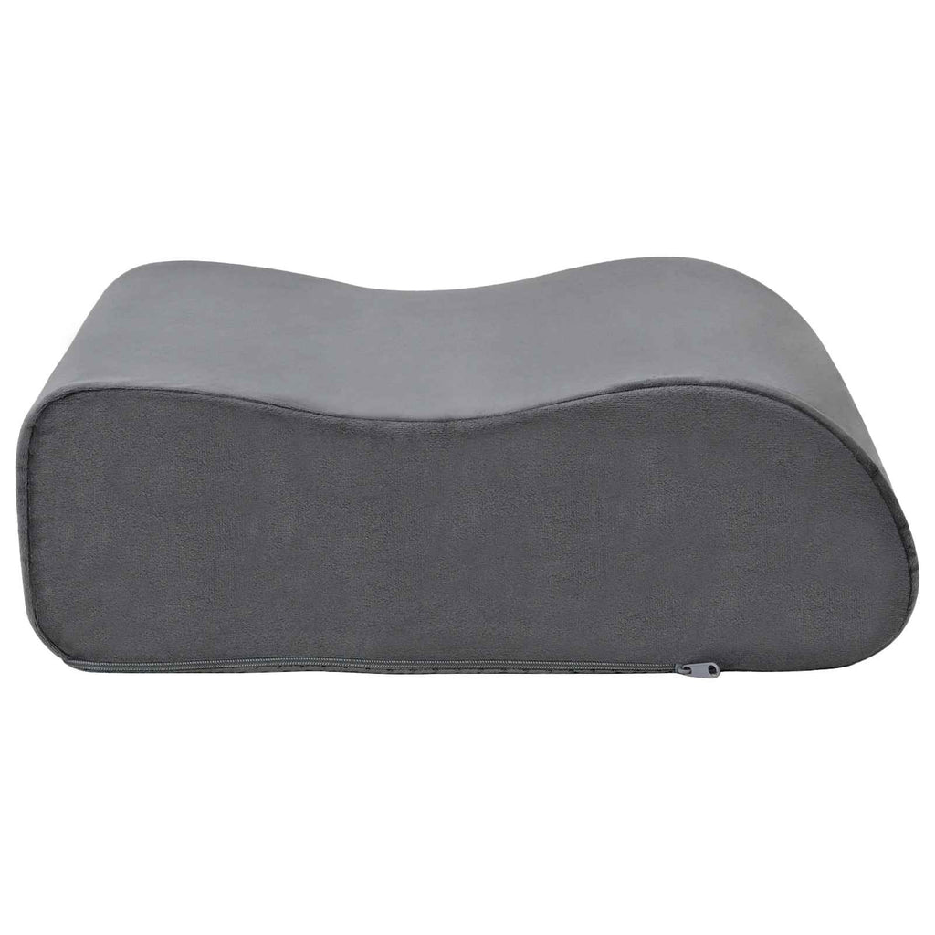 vidaXL Poduszka na siedzisko Gładki Szary 40 x 40 x 13 cm Pianka PU