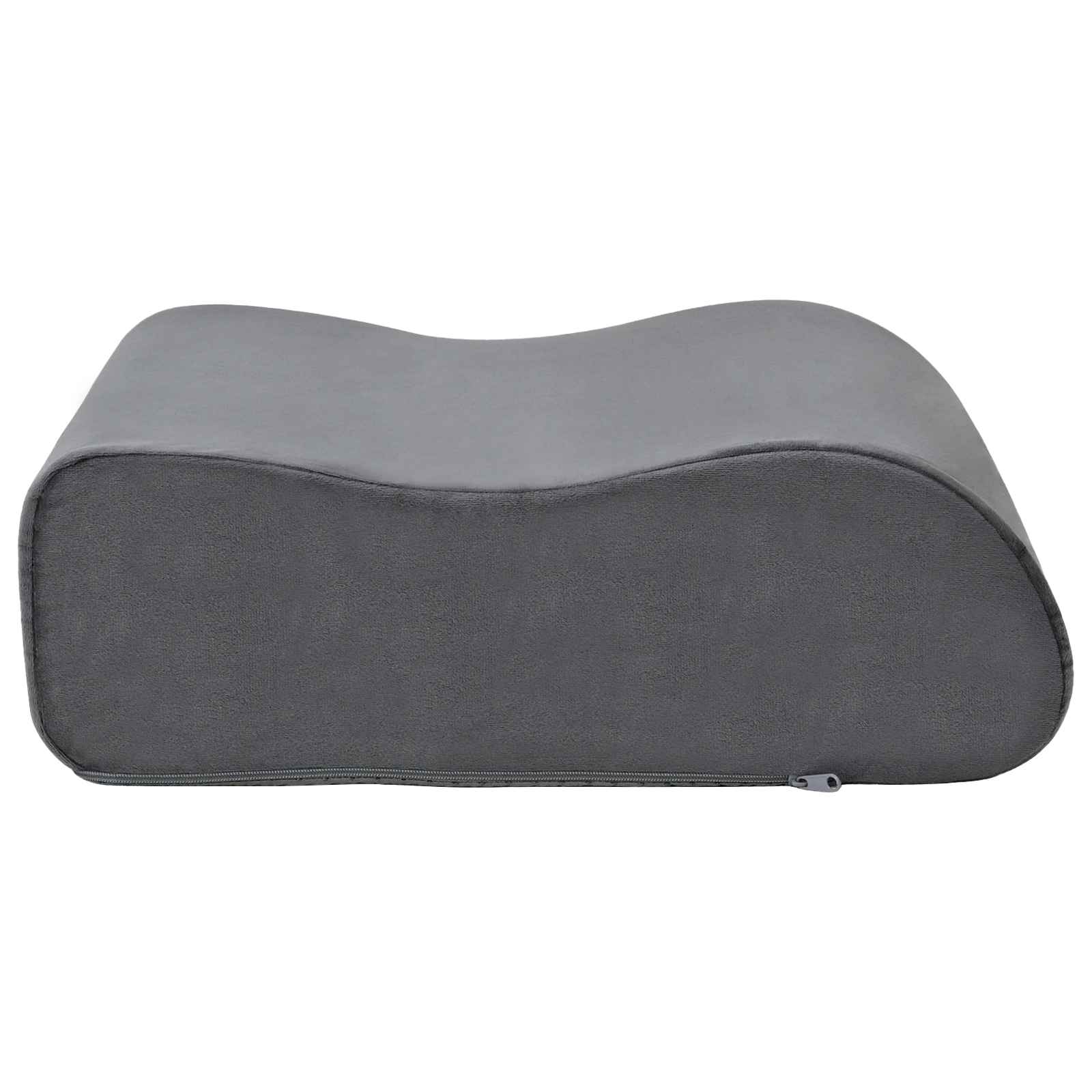 vidaXL Poduszka na siedzisko Gładki Szary 40 x 40 x 13 cm Pianka PU