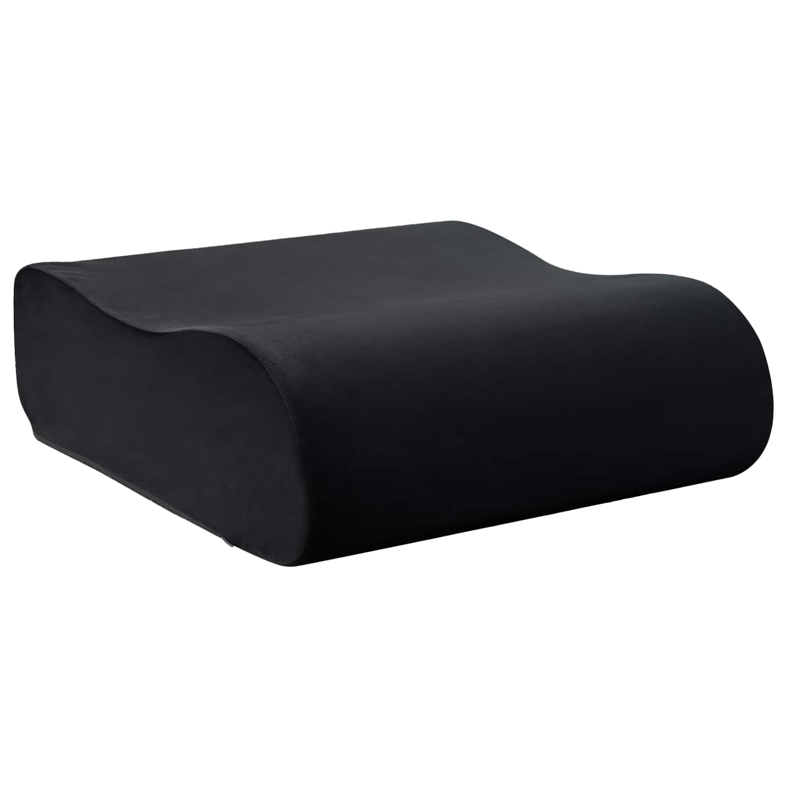 vidaXL Poduszka na siedzisko Gładki Czarny 40 x 40 x 13 cm Pianka PU