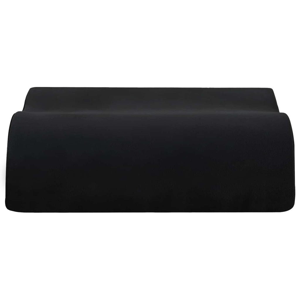 vidaXL Poduszka na siedzisko Gładki Czarny 40 x 40 x 13 cm Pianka PU