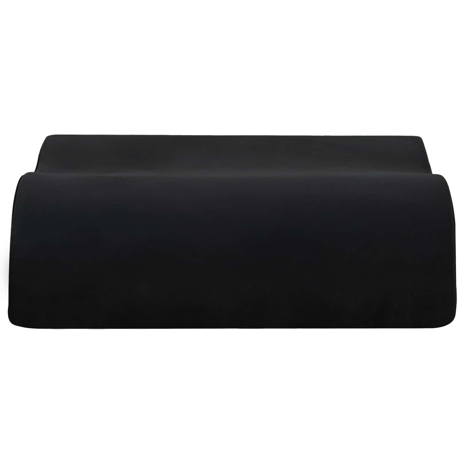 vidaXL Poduszka na siedzisko Gładki Czarny 40 x 40 x 13 cm Pianka PU