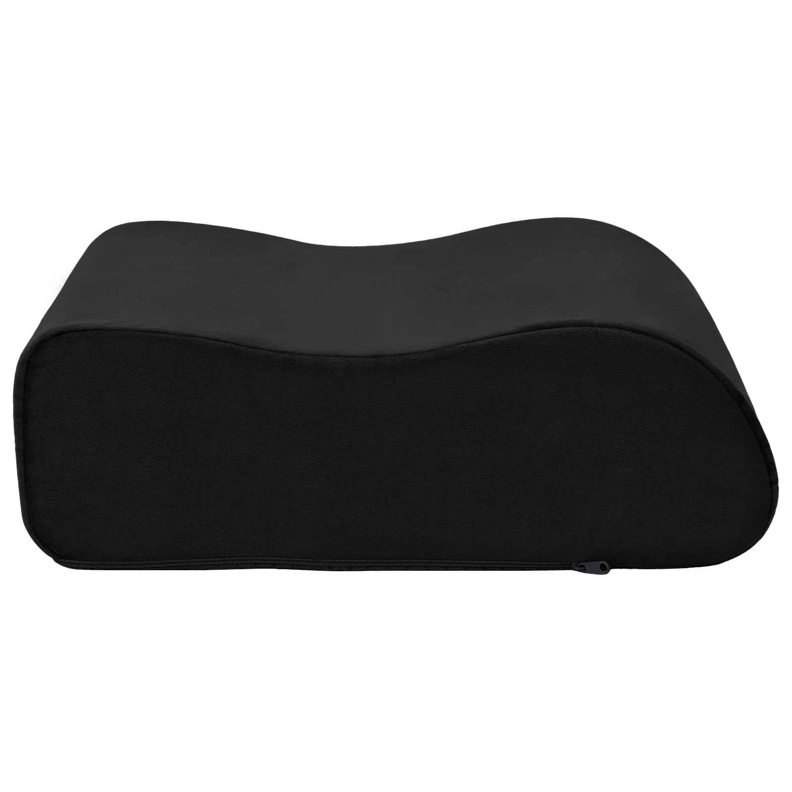 vidaXL Poduszka na siedzisko Gładki Czarny 40 x 40 x 13 cm Pianka PU
