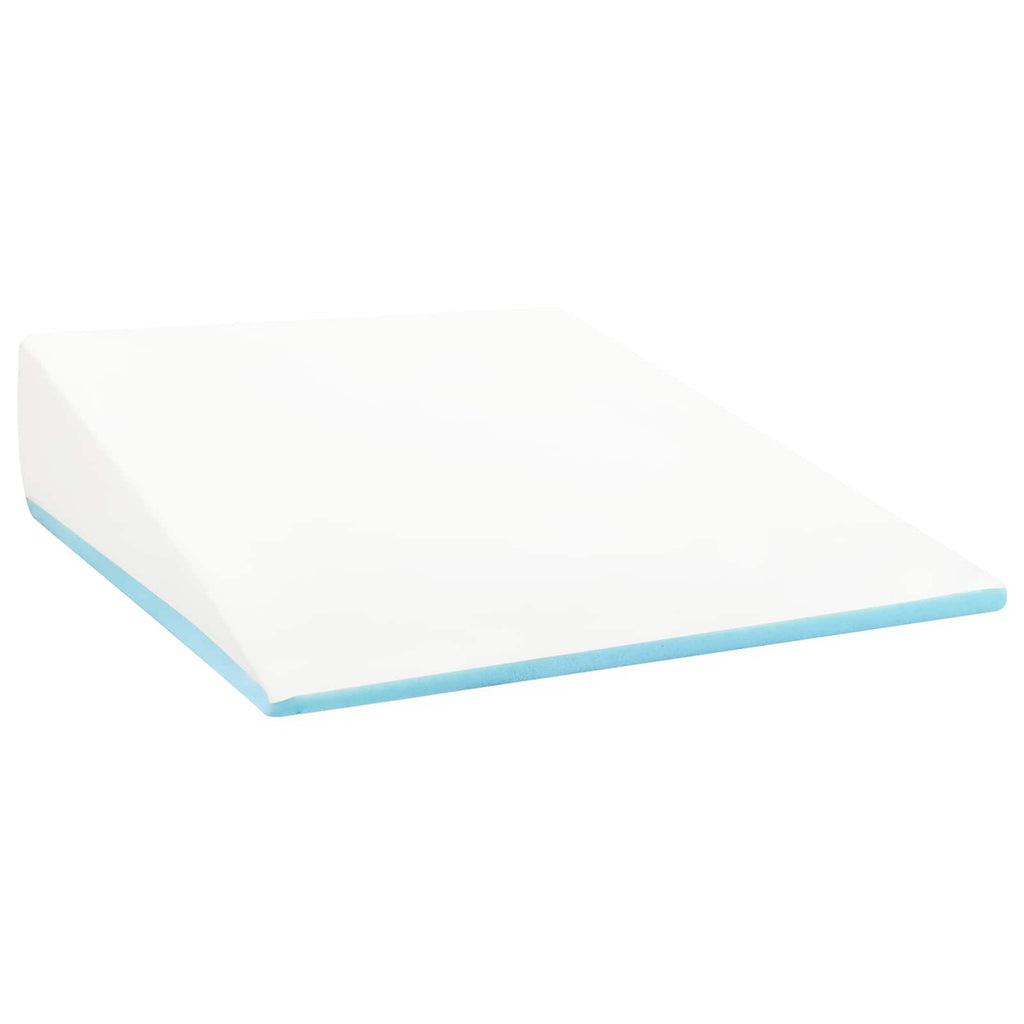 vidaXL Poduszka w kształcie klinu Gładki Biały 69 x 64 x 19 cm