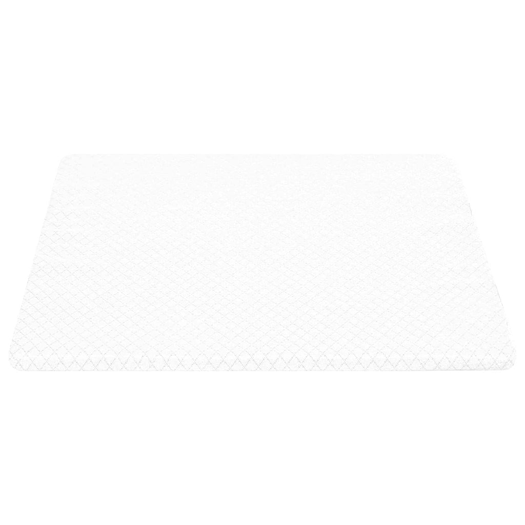 vidaXL Poduszka w kształcie klinu Gładki Biały 69 x 64 x 19 cm