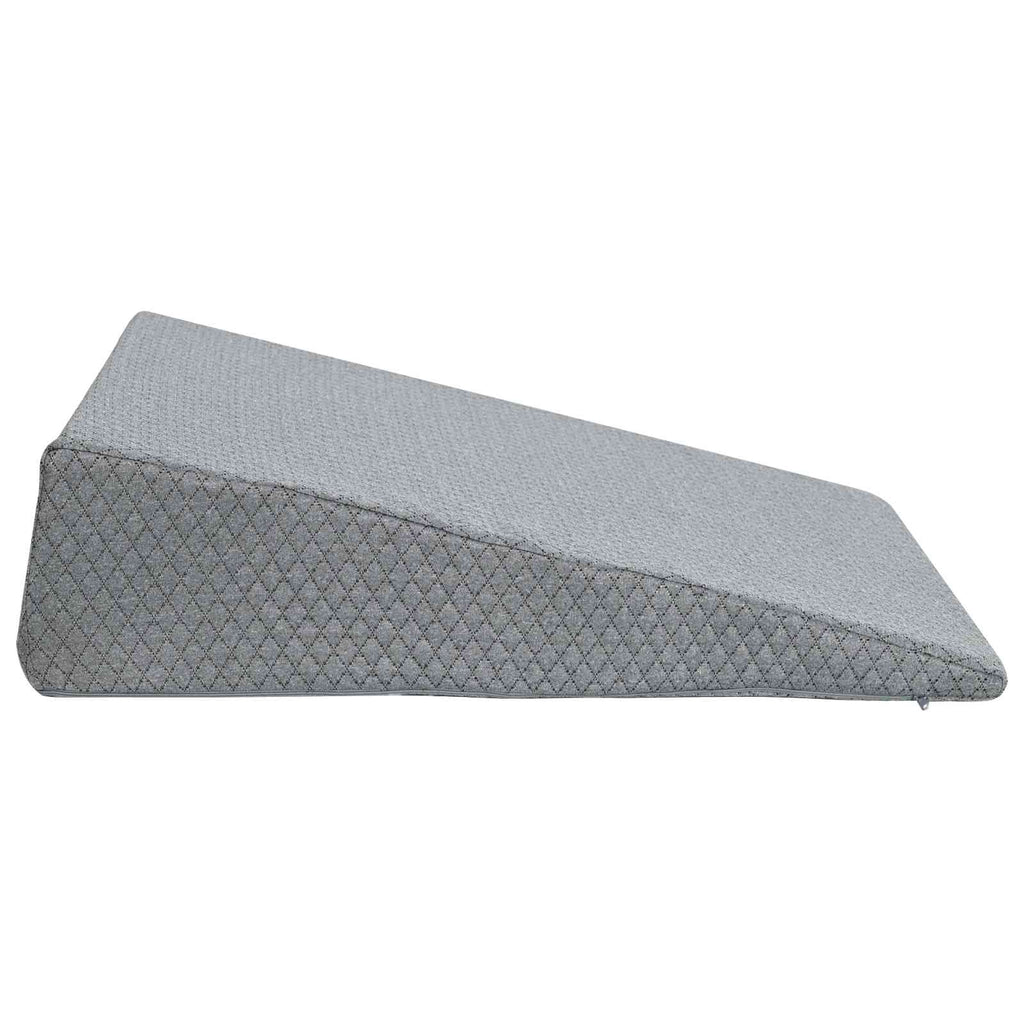 vidaXL Poduszka w kształcie klinu 69 x 64 x 19 cm Średni Szary